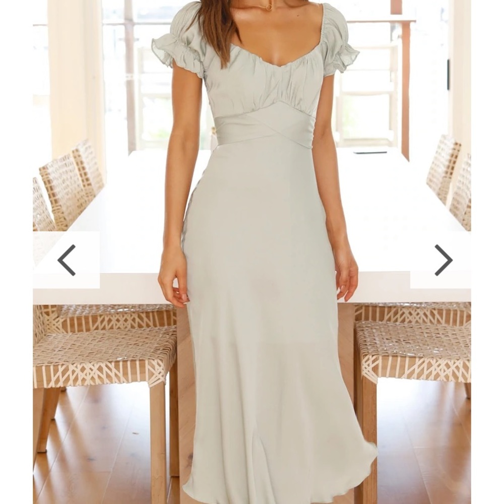 Billy J Francis Dress in Pistachio - AUS 12 US Large